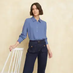 UNIVERSITY CLUB - Blusa Manga Larga Mujer