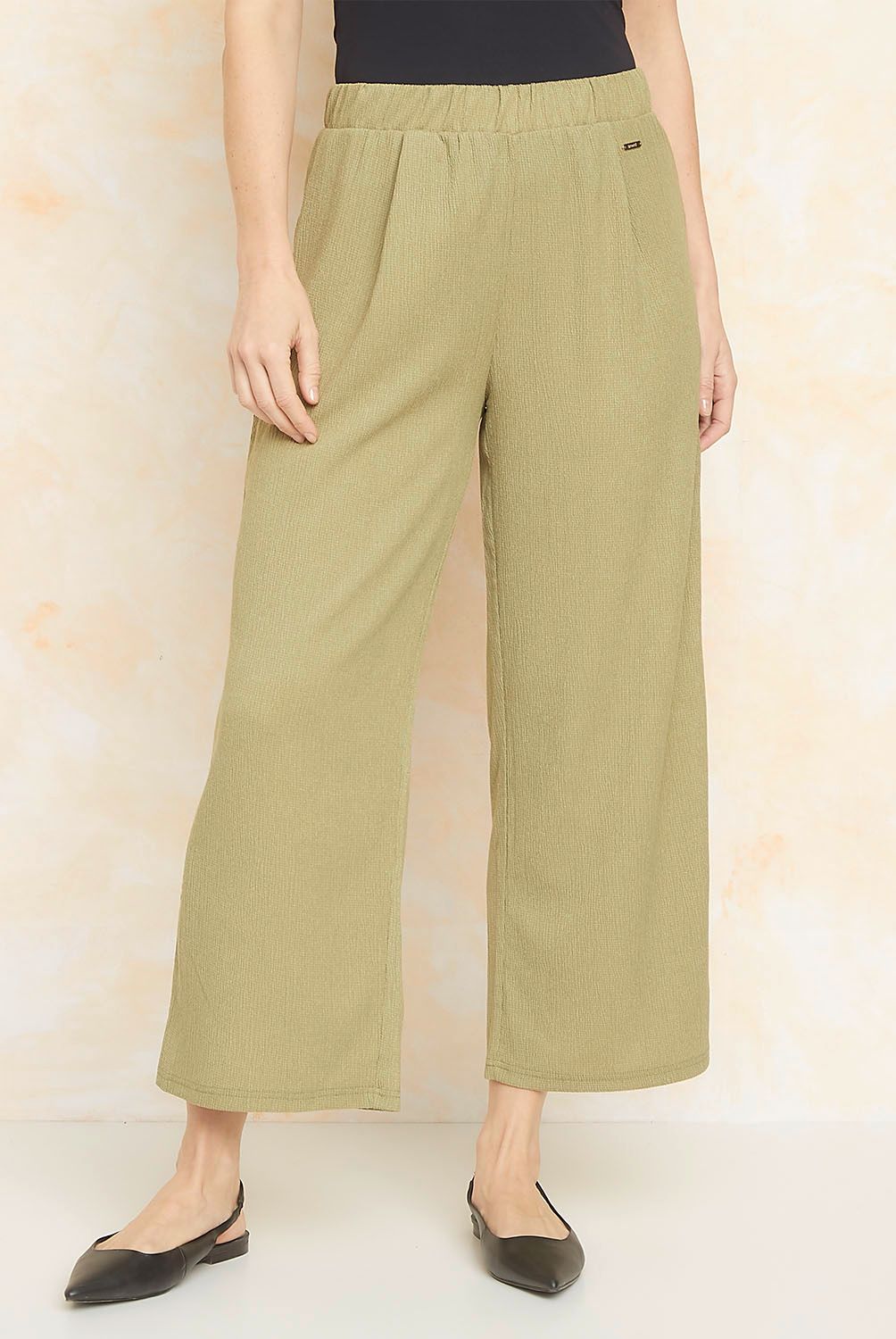 S COCCI - Pantalón Culotte Tiro Medio Mujer S Cocci