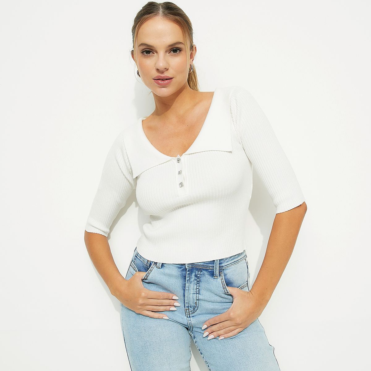 MOSSIMO - Polera Mujer Mossimo