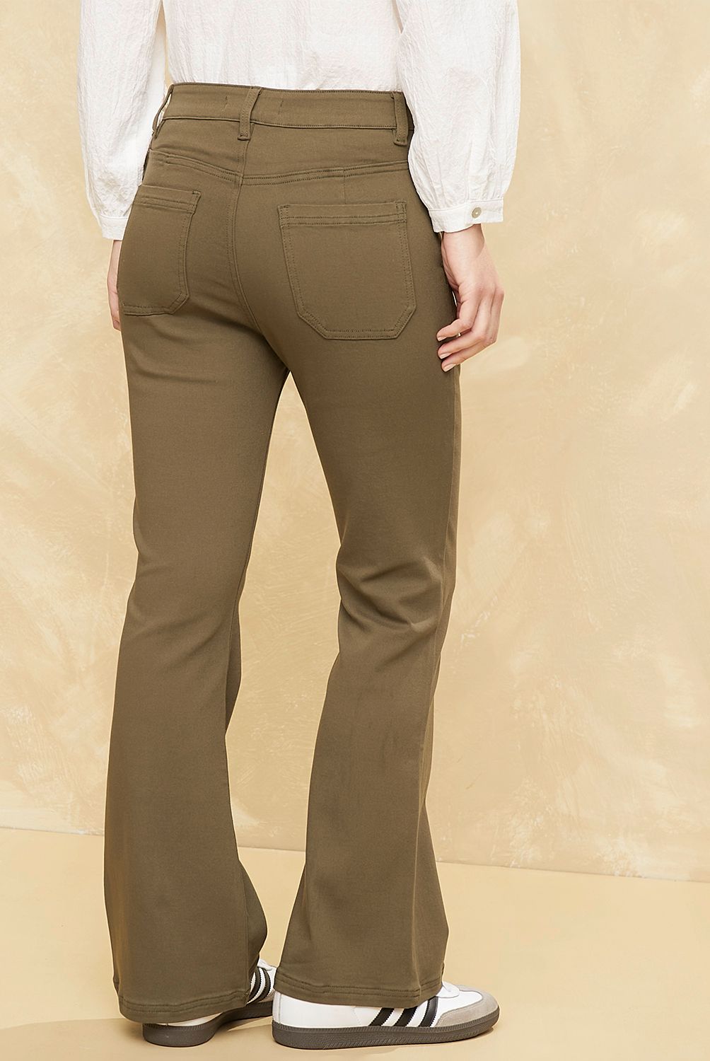 UNIVERSITY CLUB - Pantalón Flare Tiro Alto Mujer University Club