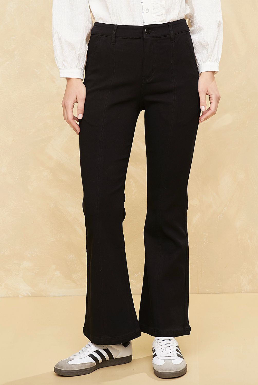 UNIVERSITY CLUB - Pantalón Flare Tiro Alto Mujer University Club