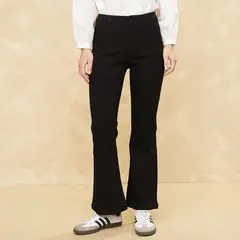 UNIVERSITY CLUB - Pantalón Flare Tiro Alto Mujer