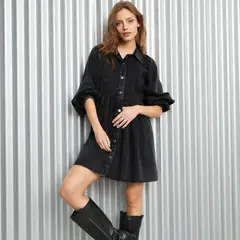 AMERICANINO - Vestido Corto Algodón Mujer