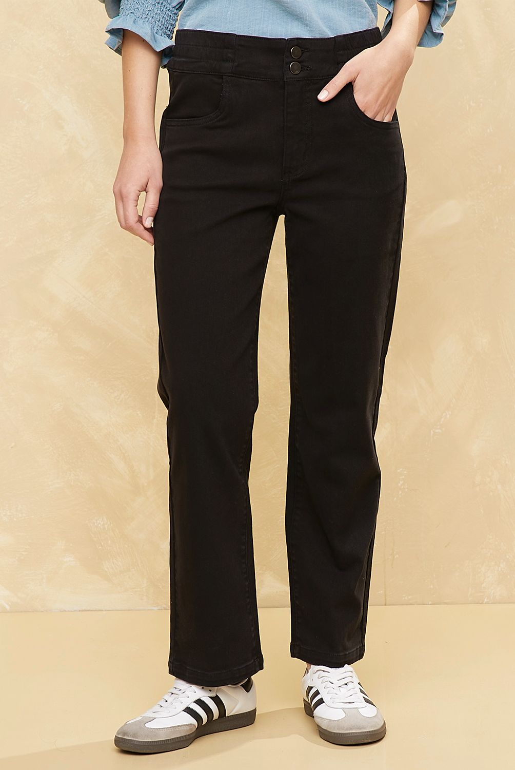 UNIVERSITY CLUB - Pantalón Regular Tiro Alto Mujer University Club