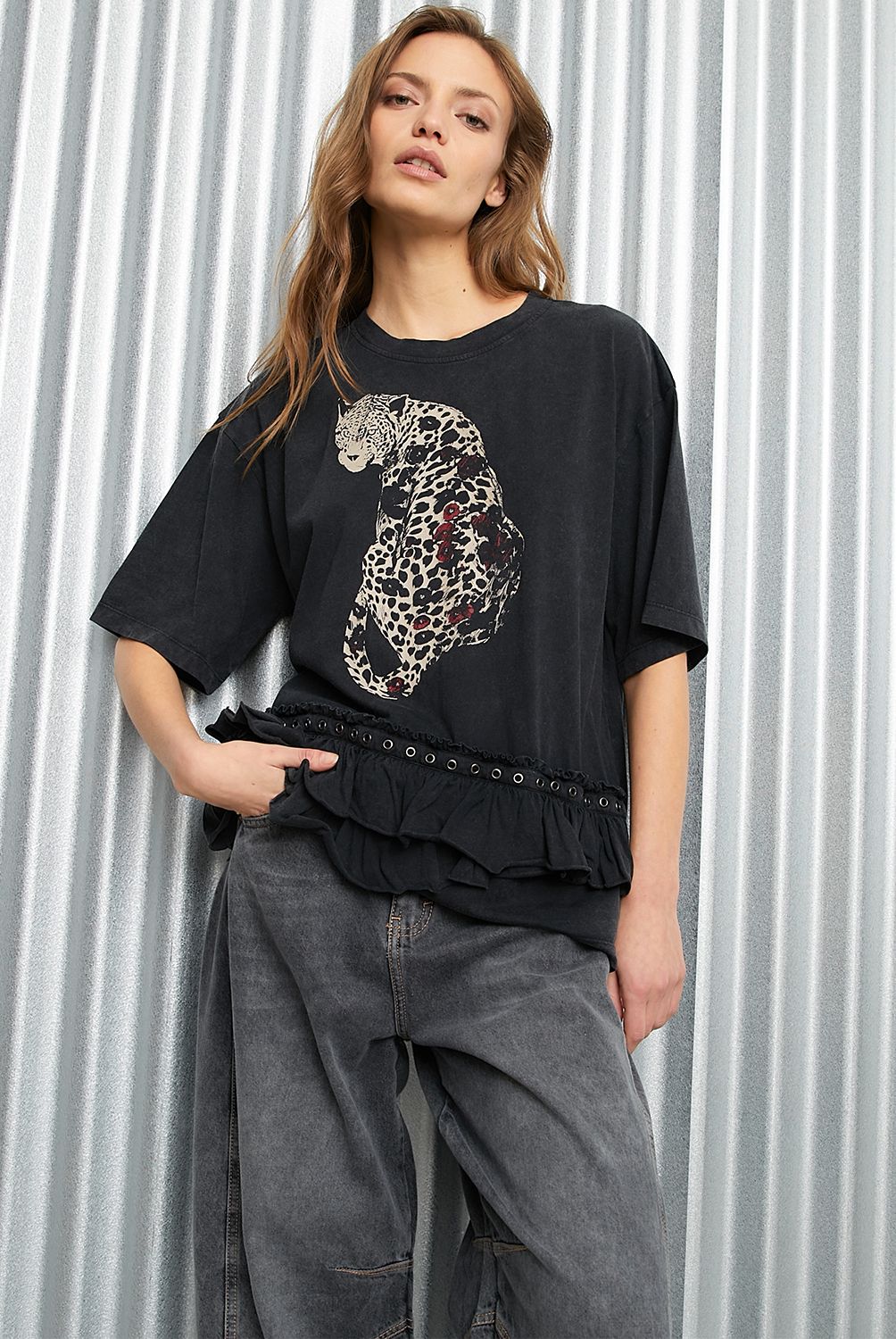 AMERICANINO - Polera Manga Corta Algodón Mujer Americanino