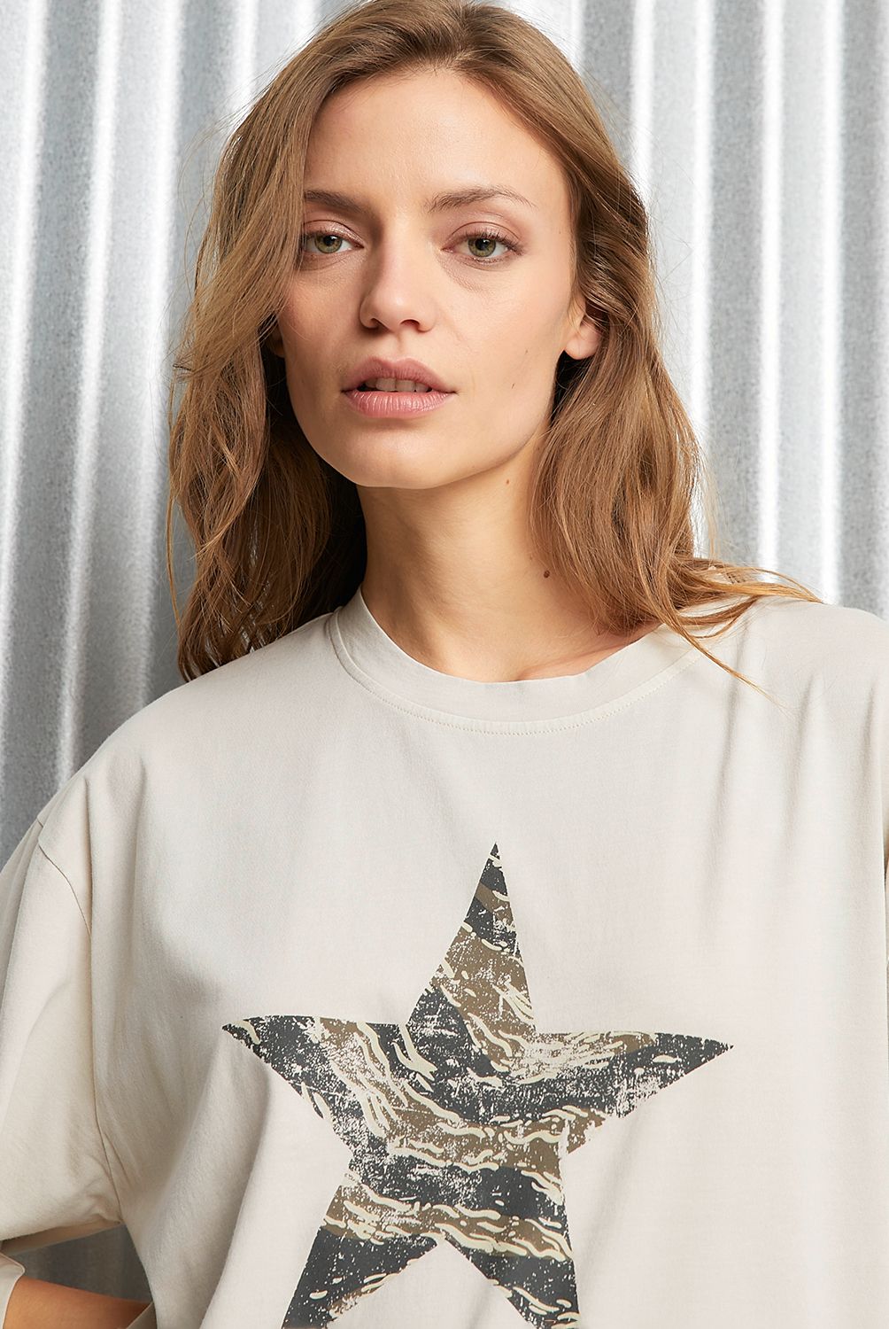 AMERICANINO - Polera Manga Corta Algodón Mujer Americanino