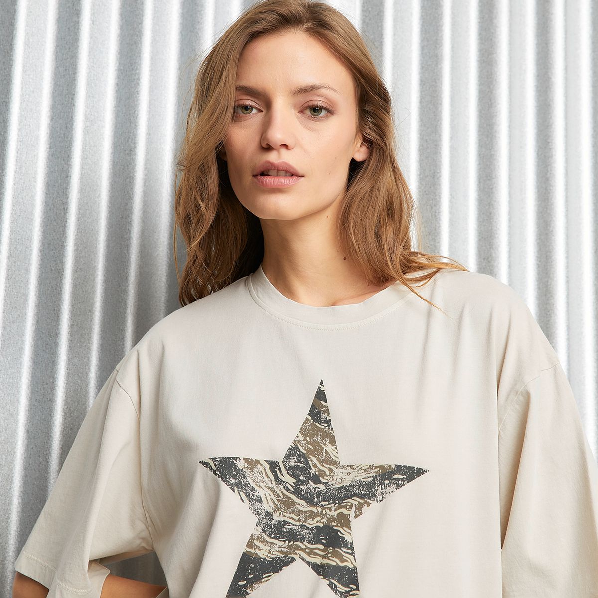 AMERICANINO - Polera Manga Corta Algodón Mujer Americanino