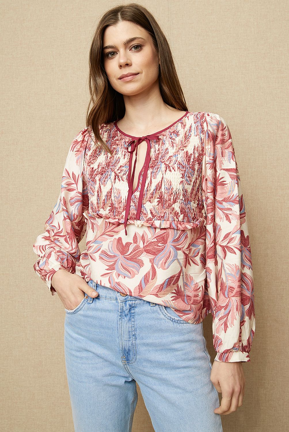UNIVERSITY CLUB - Blusa Manga Larga Mujer University Club