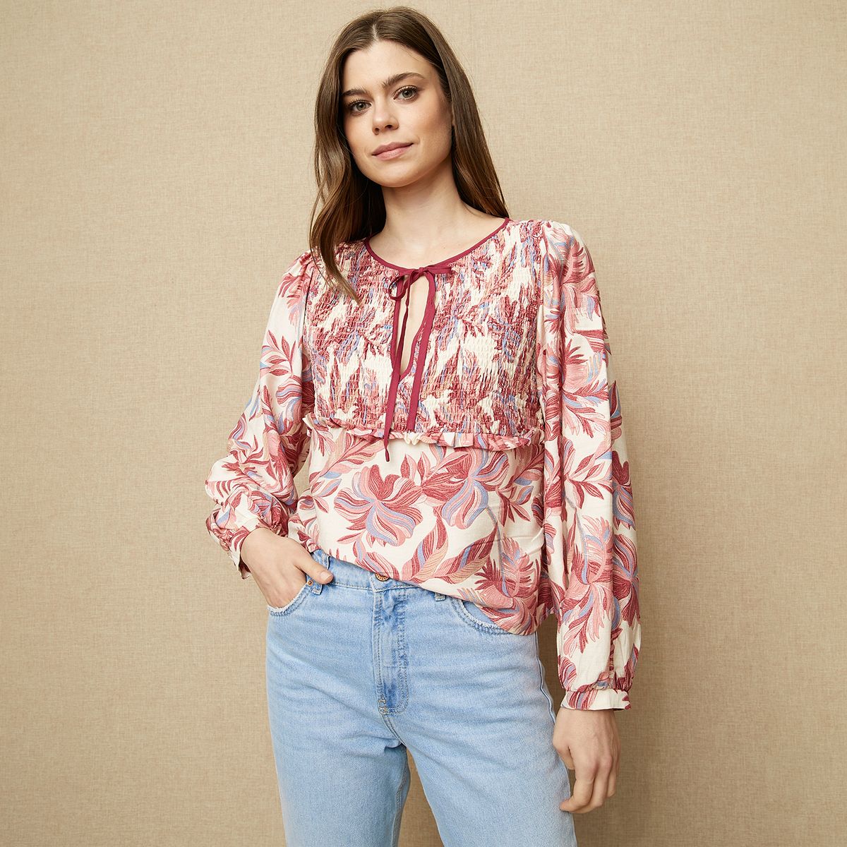 UNIVERSITY CLUB - Blusa Manga Larga Mujer University Club