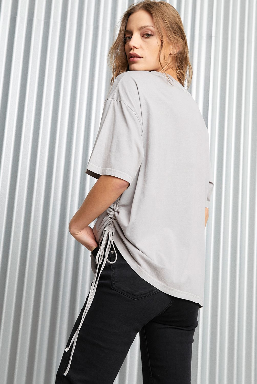 AMERICANINO - Polera Manga Corta Algodón Mujer Americanino
