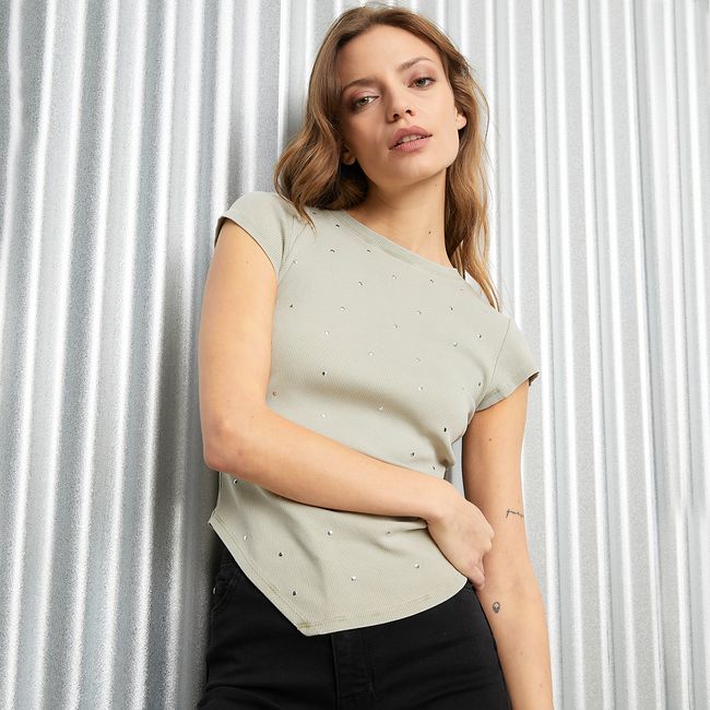 AMERICANINO - Polera Manga Larga Algodón Mujer Americanino