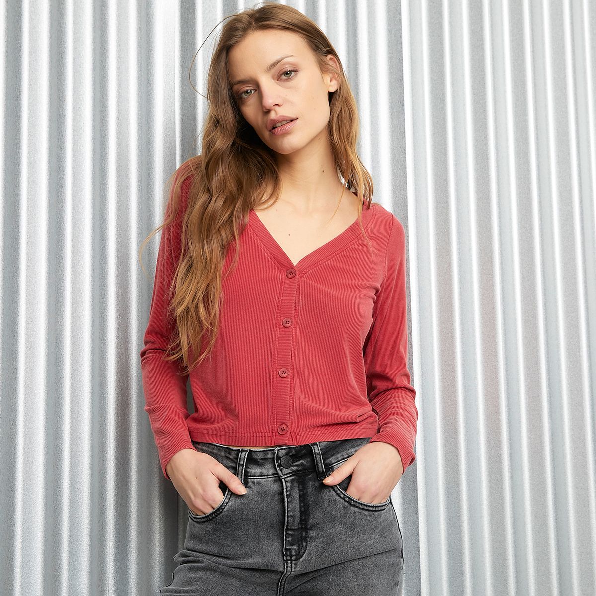 AMERICANINO - Polera Manga Larga Mujer Americanino