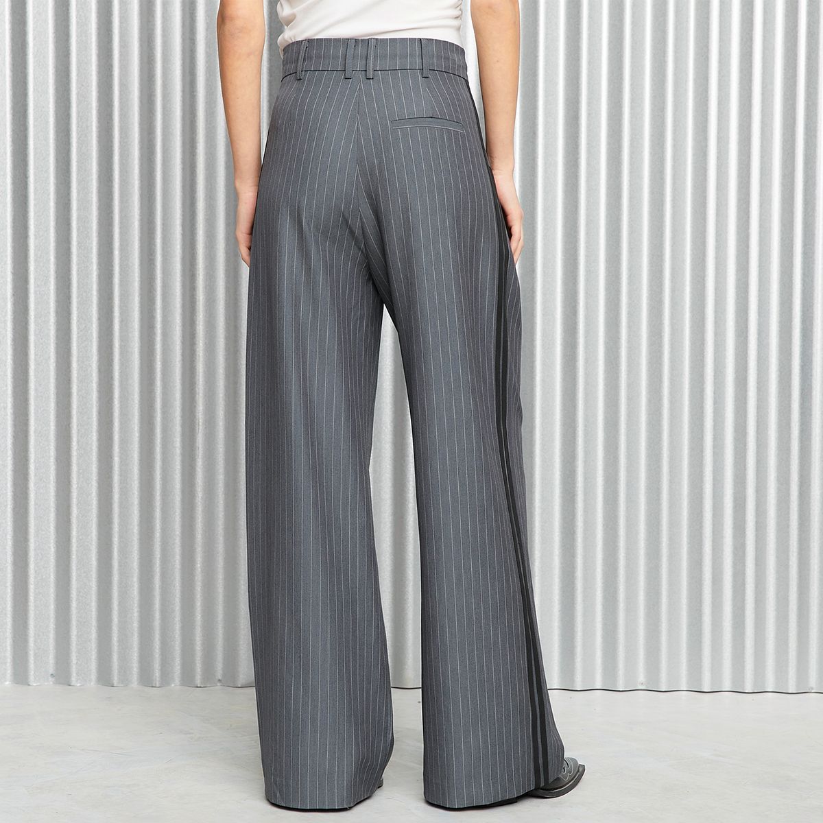 AMERICANINO - Pantalón Baggy Tiro Medio Mujer Americanino