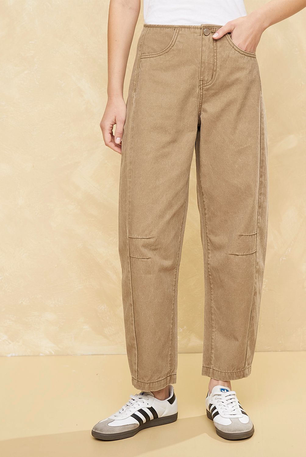 UNIVERSITY CLUB - Pantalón Baggy Tiro Alto Mujer University Club