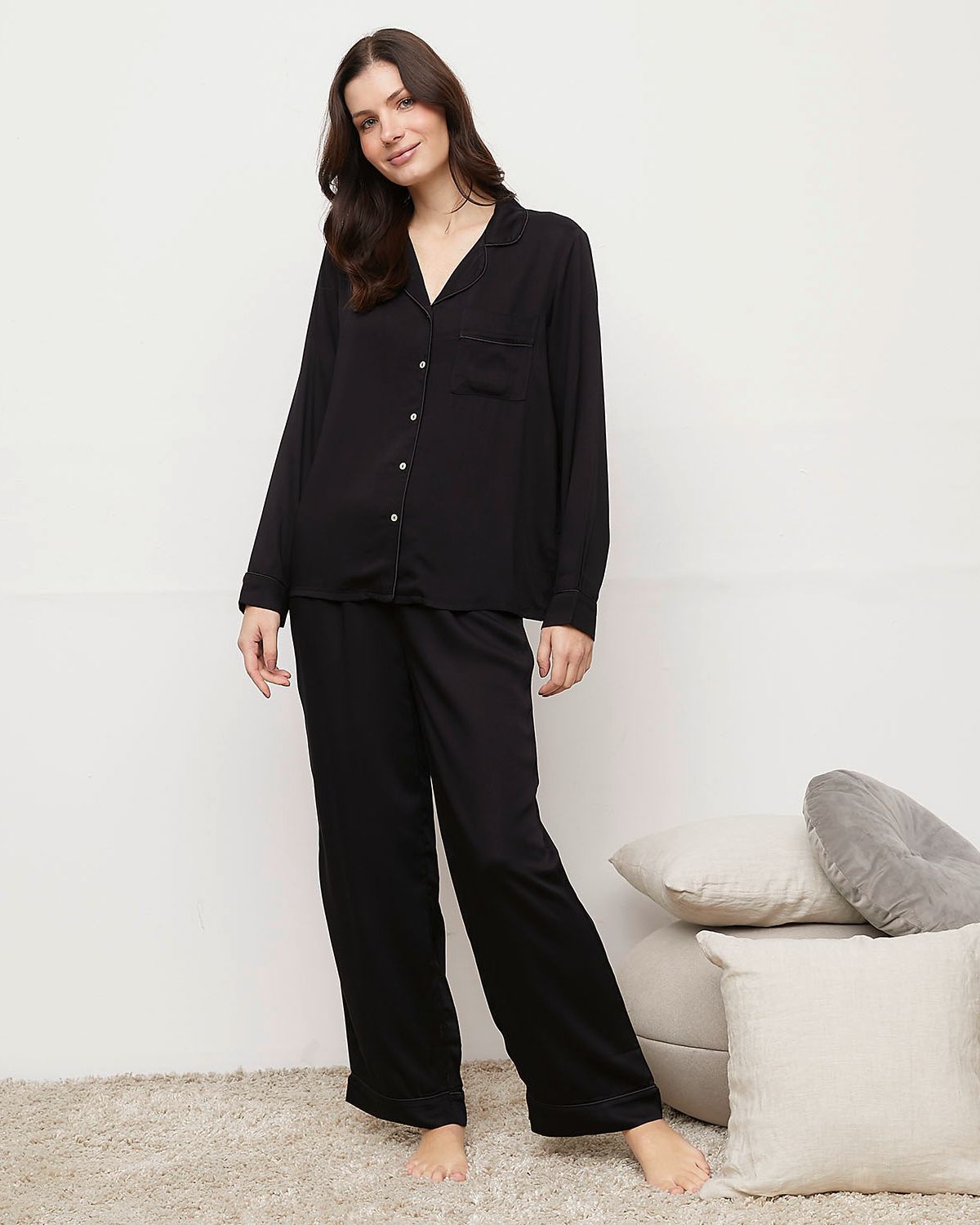 Camisas Falabella Pijamas Mujer Verano TRIUMPH Pijama Camisero