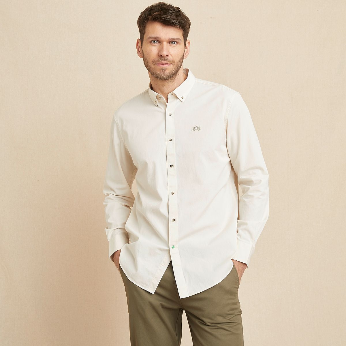 LA MARTINA - Camisa Casual Manga Larga Hombre La Martina