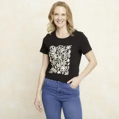 S COCCI - Polera Manga Corta Algodón Mujer