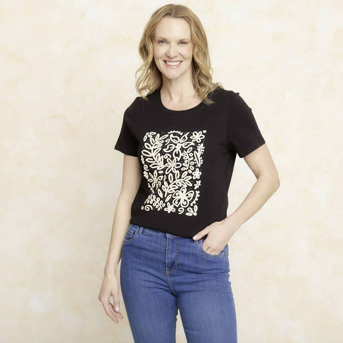 S COCCI - Polera Manga Corta Algodón Mujer S Cocci