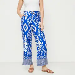 NEWPORT - Pantalón Palazzo Tiro Alto Mujer
