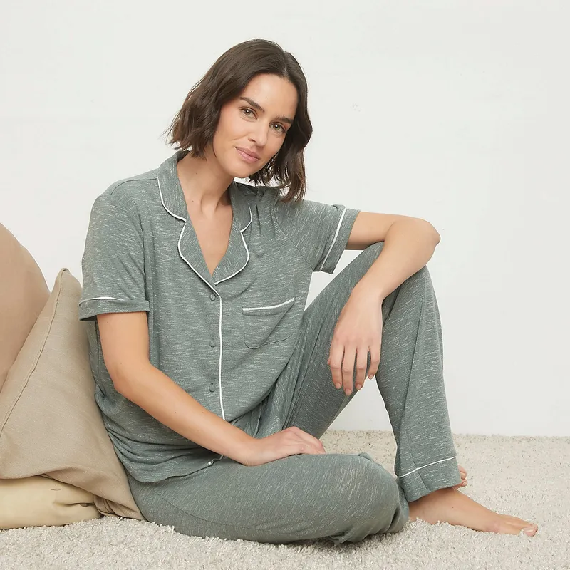 BLU - Pijama Camisero Mujer Blu