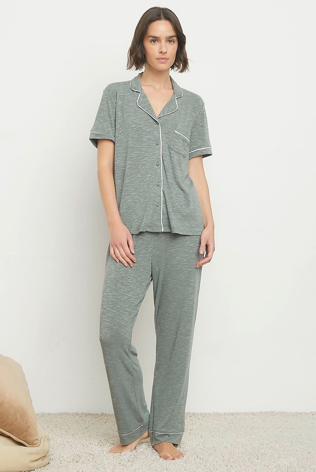 BLU - Pijama Camisero Mujer Blu