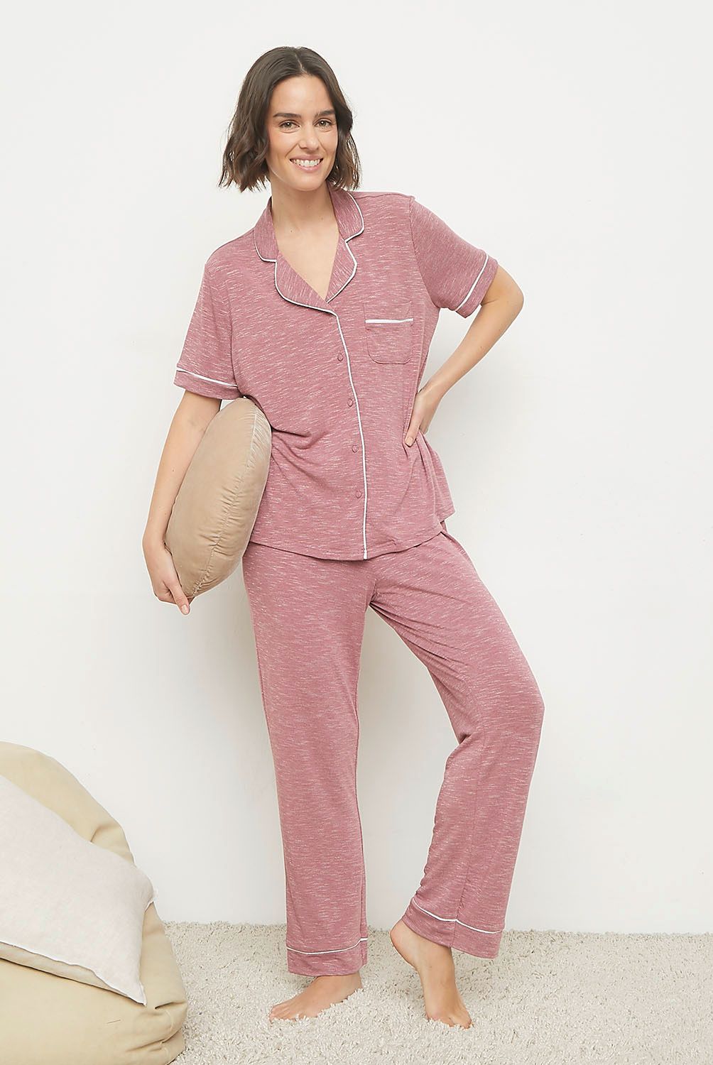 BLU - Pijama Camisero Mujer Blu