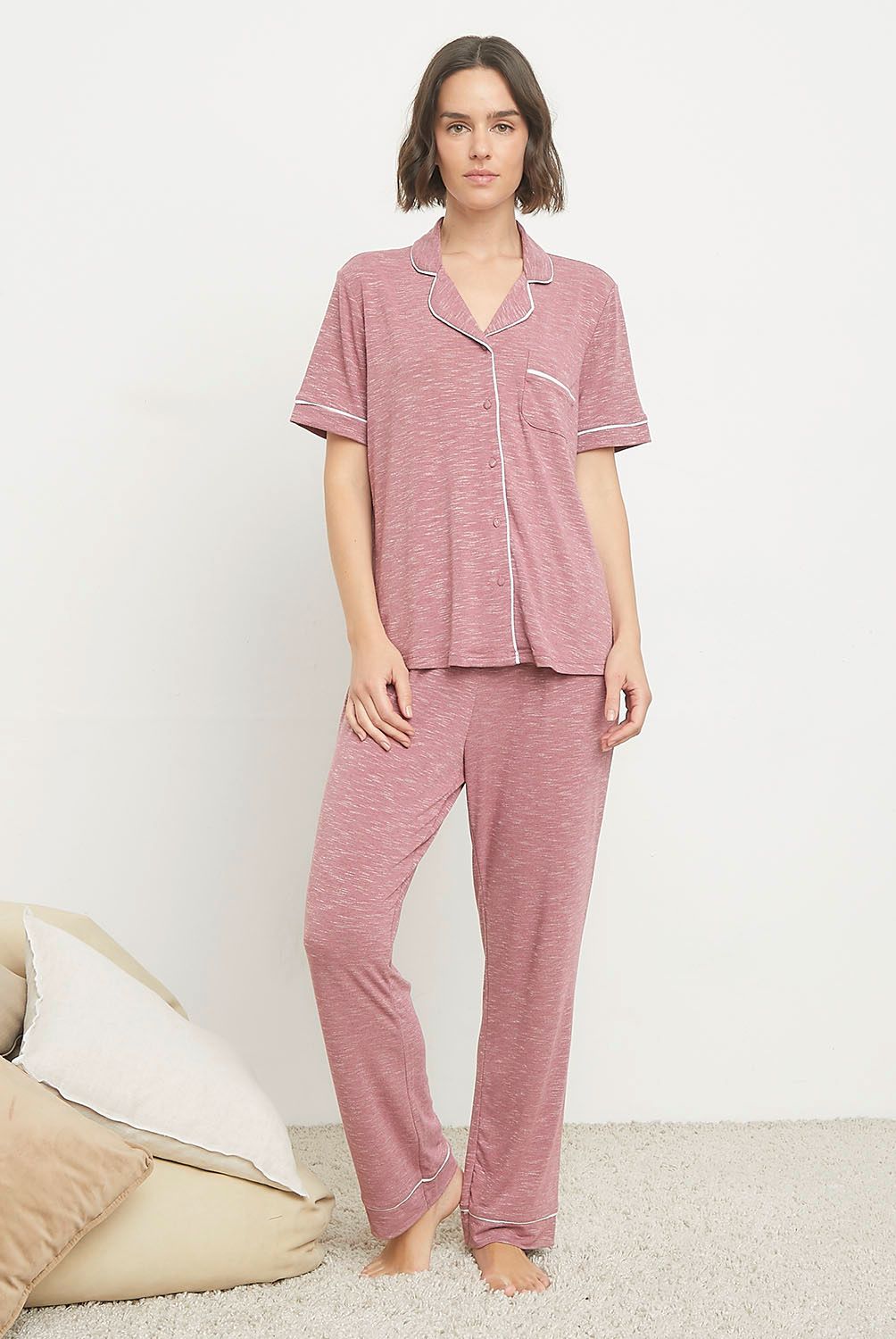 BLU - Pijama Camisero Mujer Blu