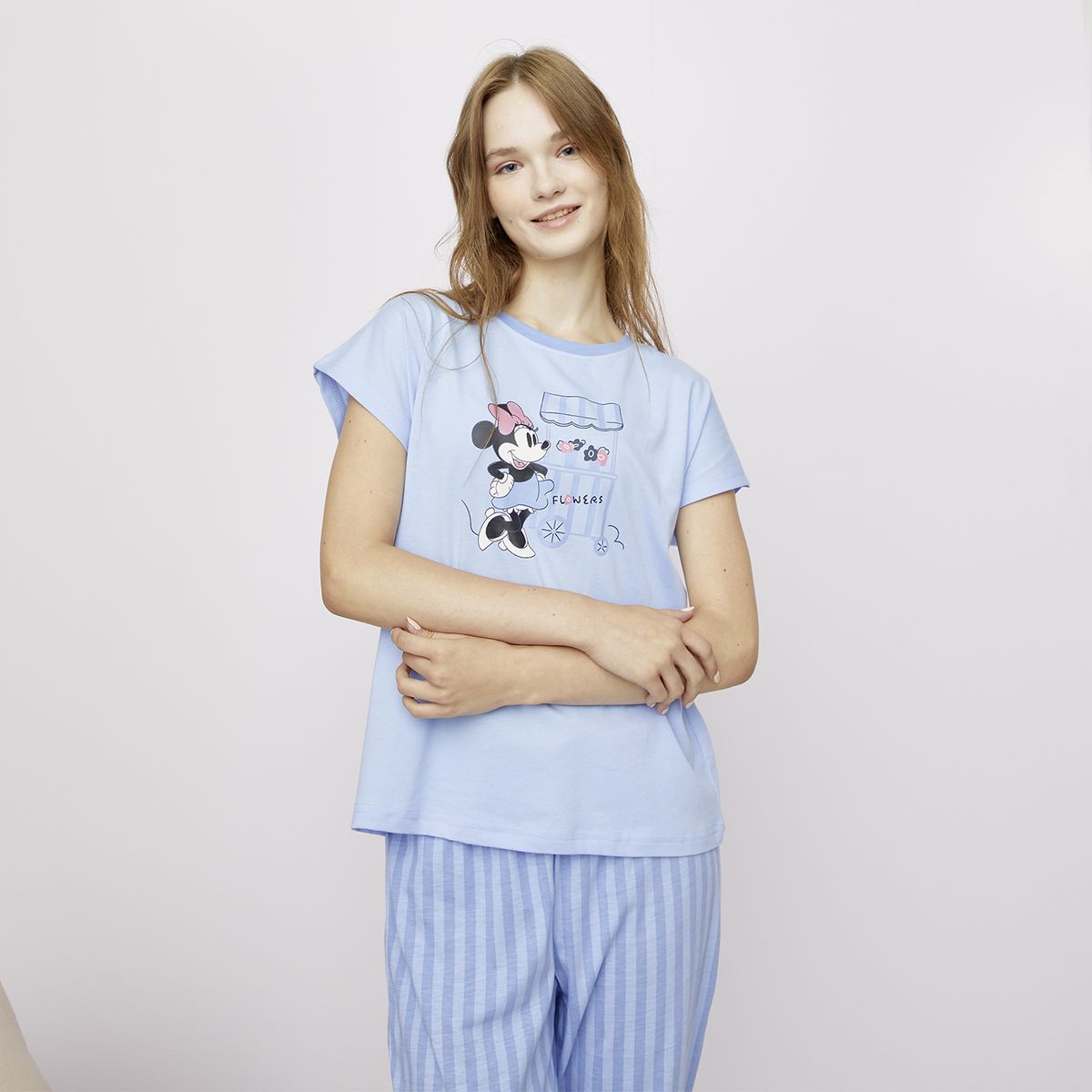 DISNEY - Pijama Algodón Minnie Mujer Disney