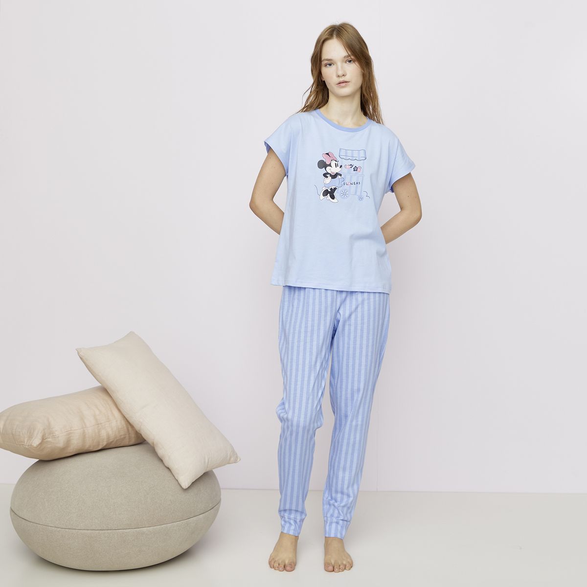 DISNEY - Pijama Algodón Minnie Mujer Disney