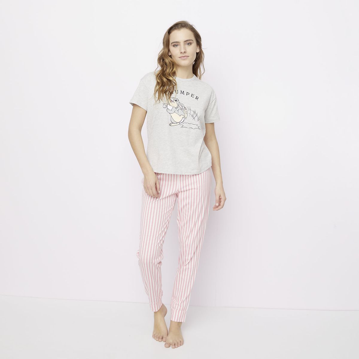 DISNEY - Pijama Algodón Tambor Mujer Disney