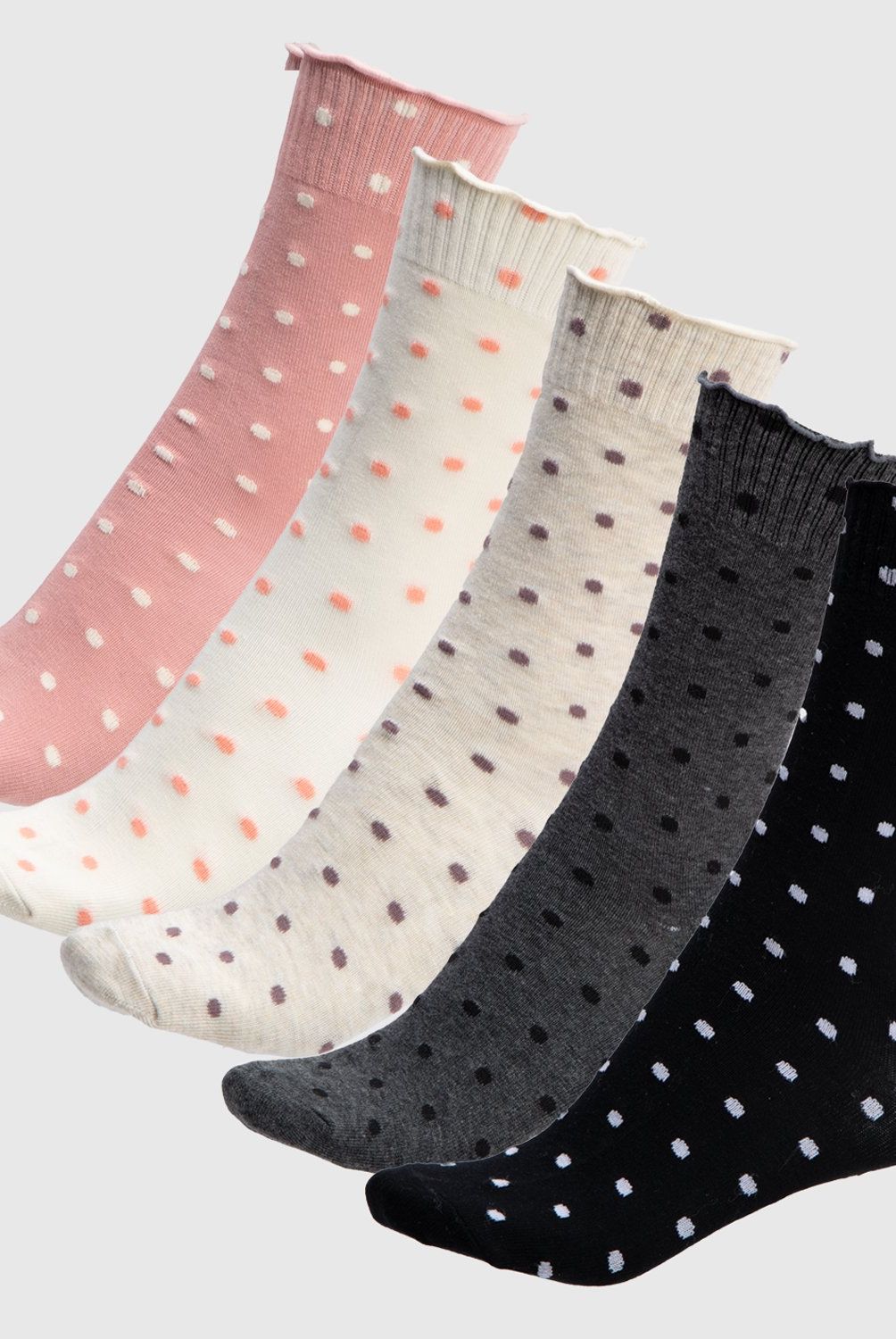BLU - CALCETINES LARG P5BLLDISEA DOTS 36/38