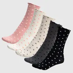 BLU - Pack De 5 Calcetines Mujer