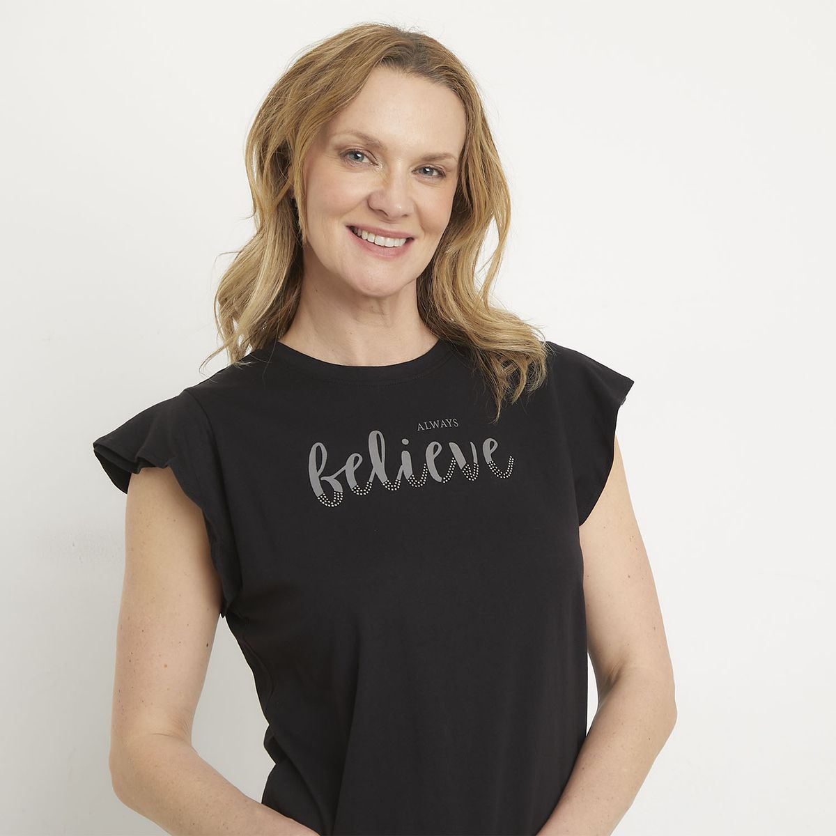 NEWPORT - Polera Manga Corta Algodón Mujer Newport