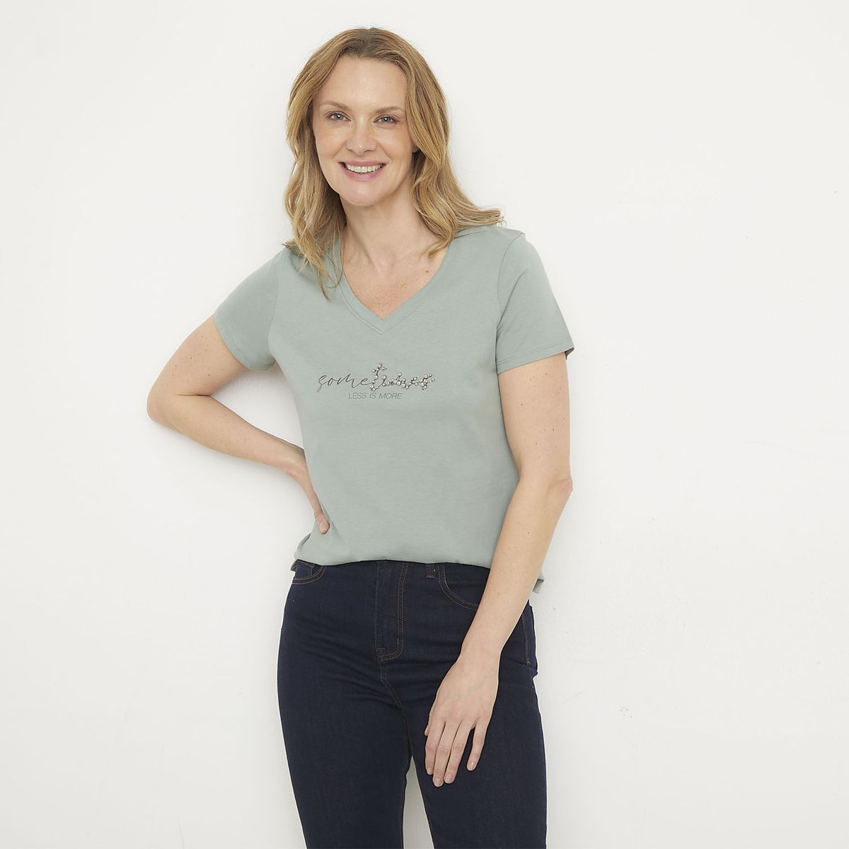 NEWPORT - Polera Manga Corta Mujer Newport