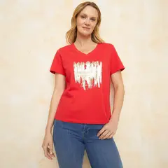 S COCCI - Polera Manga Corta Algodón Mujer