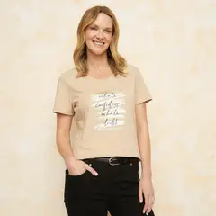 S COCCI - Polera Manga Corta Algodón Mujer