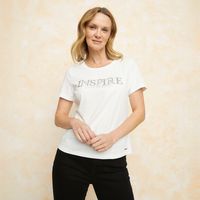 Polera Manga Corta Algodón Mujer