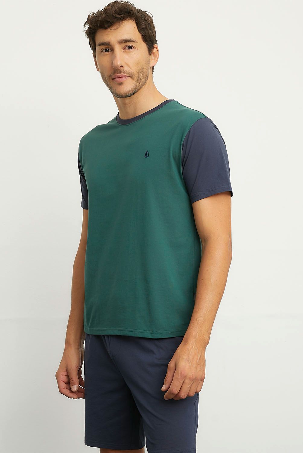 NEWPORT - Pijama Corto Algodón Newport Hombre