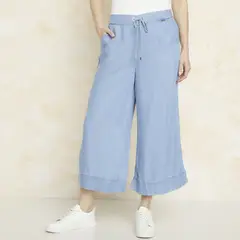 S COCCI - Jeans Culotte Tiro Medio Mujer