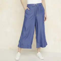S COCCI - Jeans Culotte Tiro Medio Mujer