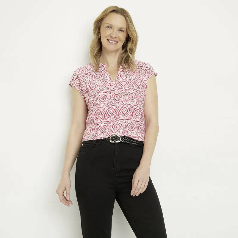 NEWPORT - Polera Manga Corta Mujer Newport