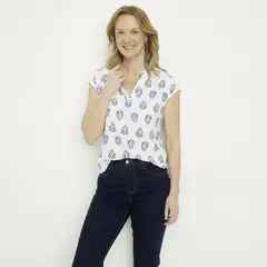 NEWPORT - Polera Manga Corta Mujer