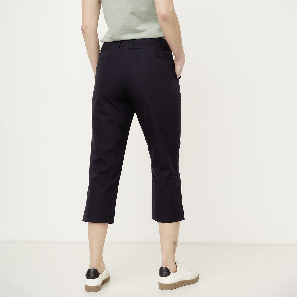 NEWPORT - Pantalón Capri Tiro Alto Mujer Newport