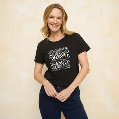 S COCCI - Polera Manga Corta Algodón Mujer