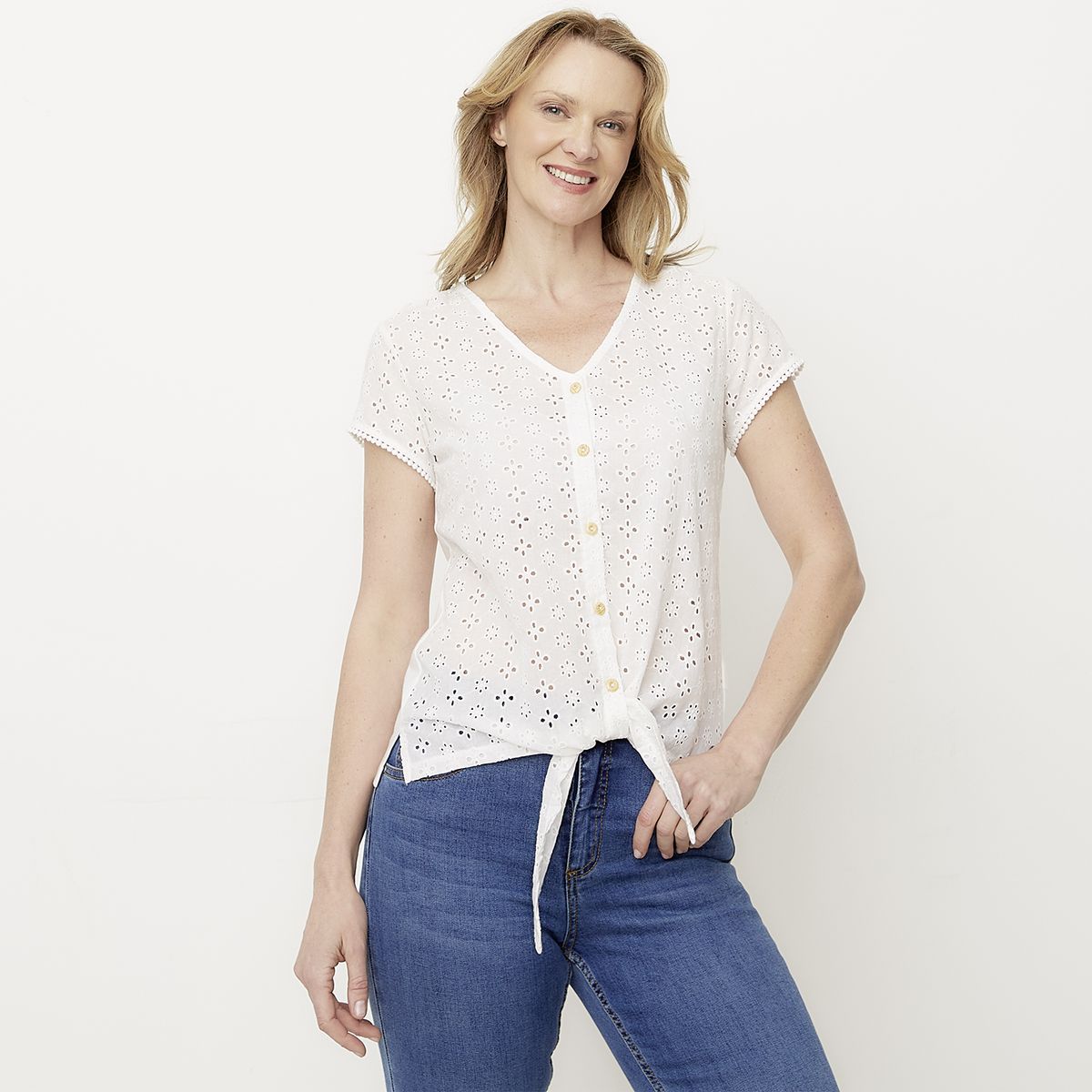 NEWPORT - Polera Algodón Orgánico Mujer Newport