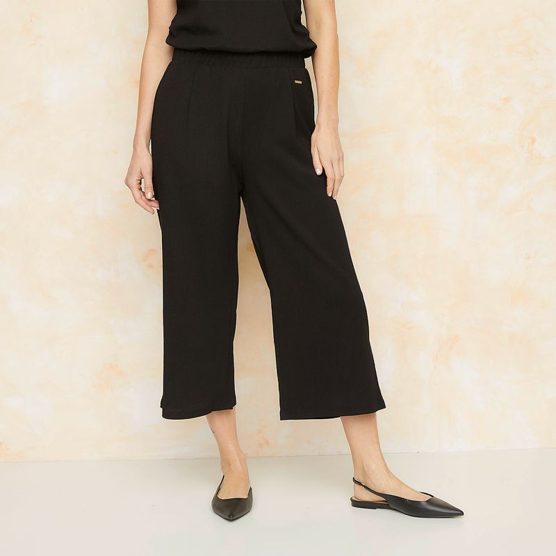 S COCCI - Pantalón Culotte Tiro Medio Mujer S Cocci