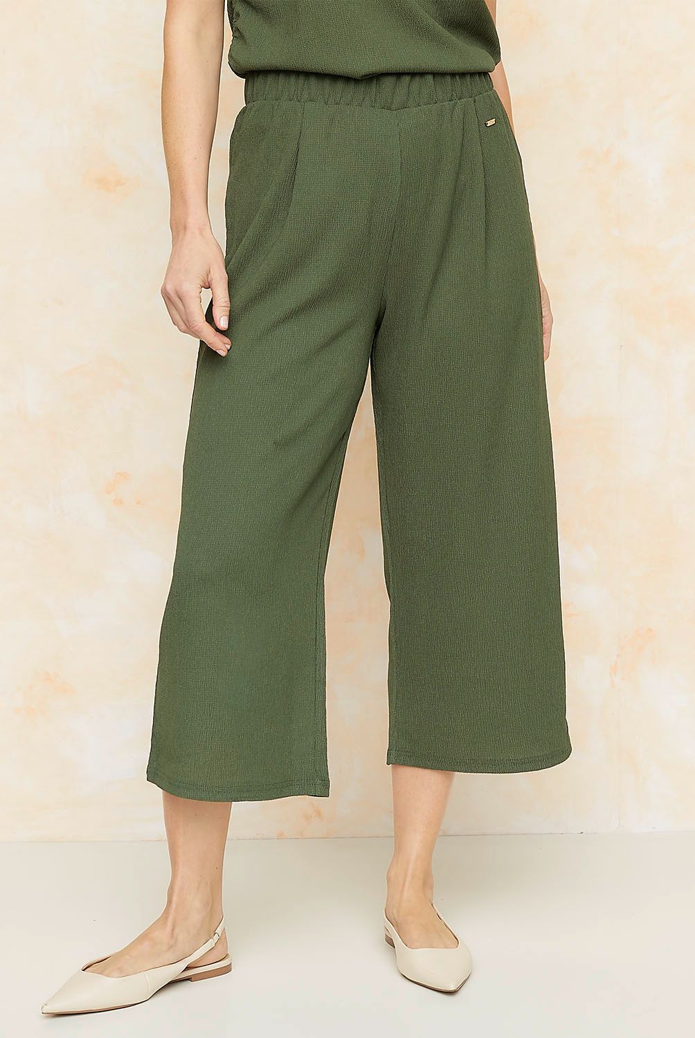 S COCCI - Pantalón Culotte Tiro Medio Mujer S Cocci