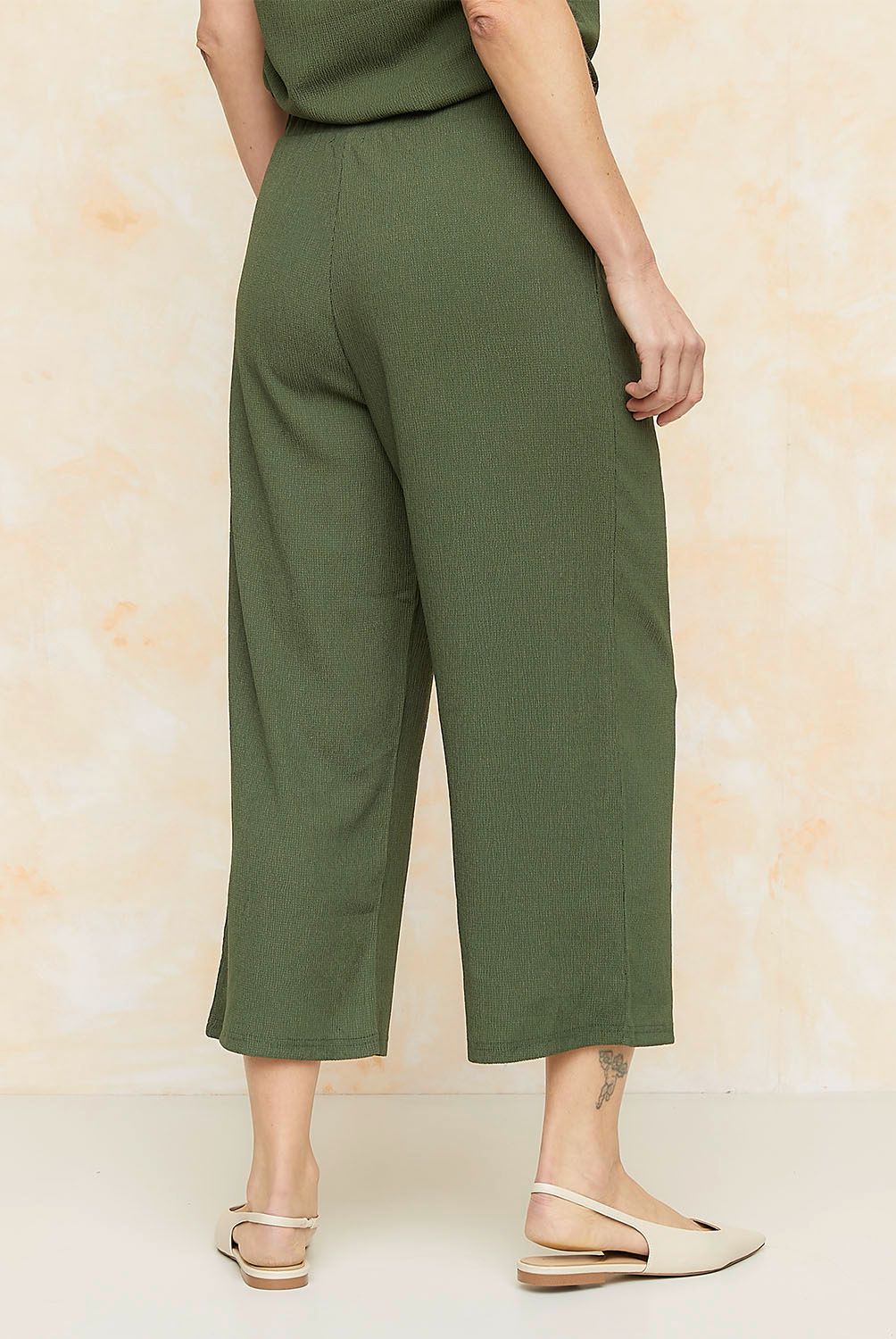 S COCCI - Pantalón Culotte Tiro Medio Mujer S Cocci