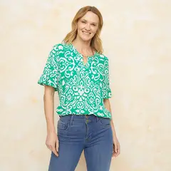 S COCCI - Blusa Manga Corta Mujer