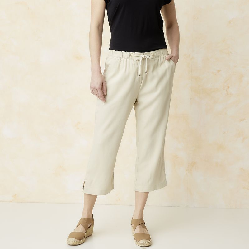 S COCCI - Pantalón Capri Tiro Medio Mujer S Cocci